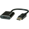 ROLINE Kijelző csatlakozó / HDMI Átalakító kábel DisplayPort dugó, HDMI-A alj 0.15 m Fekete 12.03.3164 DisplayPort kábel (12.03.3164)