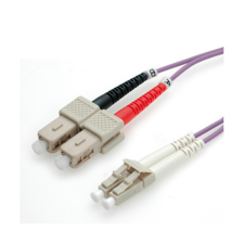 ROLINE - optikai patch kábel LC/SC 1m OM4 - 21.15.8761-10 kábel és adapter