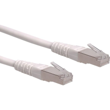 ROLINE Patch kábel S/FTP CAT6 (PiMF), 1m, fehér (21.15.1336) kábel és adapter
