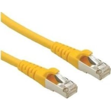 ROLINE Patch kábel S/FTP CAT6a, LSOH, 10m, sárga (JAB-3372838) kábel és adapter