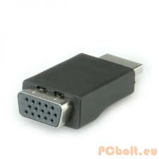 ROLINE Roline HDMI M - D-Sub(15) F Adapter Fekete kábel és adapter