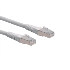 ROLINE S/FTP CAT6 Patch kábel 15m Szürke kábel és adapter