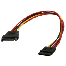 ROLINE SATA tápkábel hosszabbító 30cm /11.03.1042/ kábel és adapter