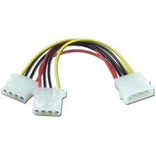 ROLINE tápkábel FDD 5.25" - 2x 5.25" 0.3m kábel és adapter