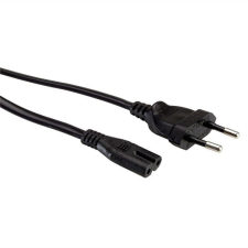 ROLINE Tápkábel Hálózati, Europlug - C7, 5m, fekete kábel és adapter
