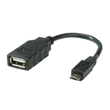 ROLINE - USB2.0 OTG kábel - 0,15m kábel és adapter