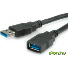ROLINE USB 3.0 Hosszabbító Fekete 80cm 11.02.8977-50 kábel és adapter