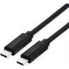 ROLINE USB kábel USB4™ USB-C® dugó, USB-C® dugó 1.00 m Fekete Árnyékolt 11.02.9104 (11.02.9104)