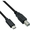 ROLINE USB kábel USB 2.0 USB-C® dugó, USB-B dugó 1.80 m Fekete Árnyékolt 11.02.8336 (11.02.8336)