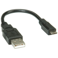 ROLINE USB Type A - Micro USB B 15 cm kábel és adapter