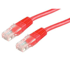 ROLINE UTP CAT5e patch kábel 0.5m piros (21.15.0521) kábel és adapter
