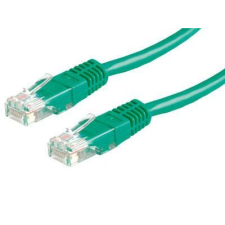 ROLINE UTP CAT5e patch kábel 0.5m zöld (0.5m z&#246;ld) kábel és adapter