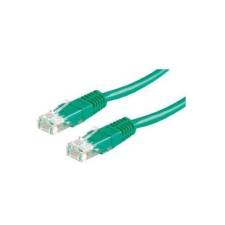 ROLINE UTP CAT5e patch kábel 2m zöld kábel és adapter