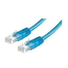ROLINE UTP CAT5e patch kábel 5m, kék kábel és adapter