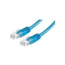 ROLINE UTP CAT6 patch kábel 1m kék kábel és adapter