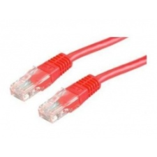 ROLINE UTP CAT6 patch kábel 5m, piros kábel és adapter