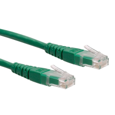 ROLINE UTP Cat6 patch kábel - Zöld - 3m kábel és adapter