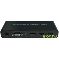 ROLINE VGA/D-Sub + HDMI + DisplayPort HDMI Átalakító Fekete 2m 14.01.3568-5 audió/videó kellék, kábel és adapter