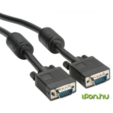 ROLINE VGA/D-Sub Összekötő Fekete 6m 11.04.5656-10 kábel és adapter