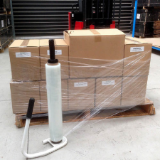 ROLL-PACK Strechfólia kézi 2,5 kg 20 mikron 500m, 240m könnyű csévés papírárú, csomagoló és tárolóeszköz