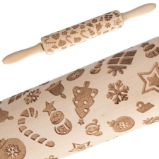 Rolling pin - Christmas patterns Ruhhy 22039 konyhai eszköz