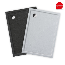  Roltechnik FLAT STONE EFFECT  téglalap zuhanytálca 800×900 kád, zuhanykabin