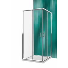 Roltechnik Lega Line LLS2 aszimmetrikus tuskabin 100x80 cm átlátszó üveggel kád, zuhanykabin