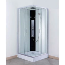  Roltechnik LUCIDUS SQUARE 90x90cm szögletes, hátfalas zuhanykabin kád, zuhanykabin