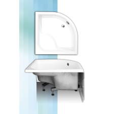  Roltechnik VIKI LUX íves 80*80, mélyített, akril zuhanytálca kád, zuhanykabin