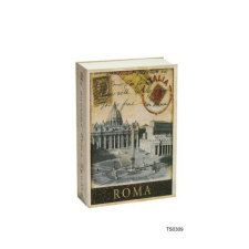  Roma könyv alakú fém biztonsági miniszéf széf