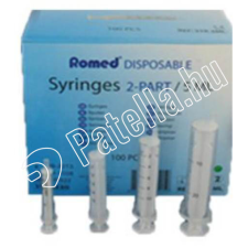 Romed 10Ml Eh.Fecskendő 2 Rész.Luer Vég Romed gyógyászati segédeszköz