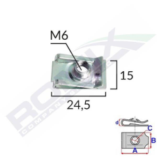 Romix Lemezanya M6 autóalkatrész