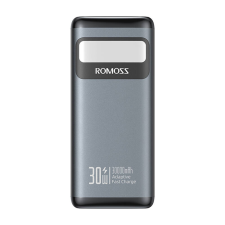 Romoss PMT30 Powerbank USB-A + USB-C / 30000mAh 30W - Fekete (PMT30-192-2133H) power bank