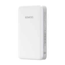 Romoss WSC10 Powerbank USB-A + USB-C / 10000mAh 20W - Fehér (WSC10-121-1133H) power bank