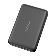 Romoss WSC10 Powerbank USB-A + USB-C / 10000mAh 20W - Fekete (WSC10-121-2133H) power bank