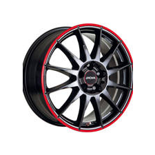 Ronal R54 MCR Fényes fekete piros 5/112 18x8 ET35 76 alufelni