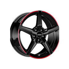 Ronal R69 Fényes fekete piros 5/114,3 17x7,5 ET40 82 alufelni