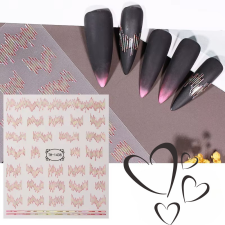 Roniki 3D metál matrica- öntapadó körömdíszítő