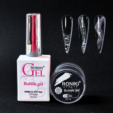 Roniki Bubble gél csomag - white - hema &amp; TPO free lakk zselé