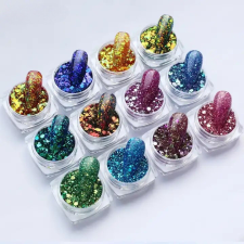 Roniki Chameleon chunky glitter szett körömdíszítő