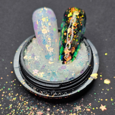Roniki Colorful galaxy glitter 11 körömdíszítő