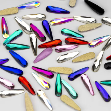 Roniki csiszolt formakő mix - 100db körömdíszítő