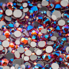 Roniki csiszolt strasszkő mix - SS4-SS20 - rose AB körömdíszítő