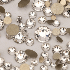 Roniki csiszolt strasszkő mix - SS4-SS30 - crystal körömdíszítő