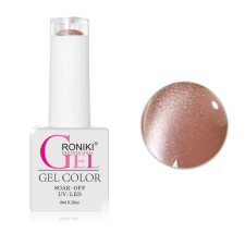 Roniki Glitter cat eye gél lakk 02 - mágnesezhető lakk zselé