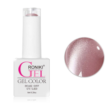 Roniki Glitter cat eye gél lakk 04 - mágnesezhető lakk zselé