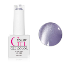 Roniki Glitter cat eye gél lakk 07 - mágnesezhető lakk zselé