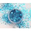 Roniki Irrizáló glitter - kék #2