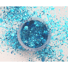 Roniki Irrizáló glitter - kék #2 körömdíszítő