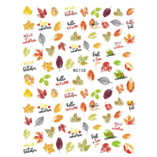 Roniki matrica - öntapadó - őszi körömdíszítő